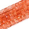 Crackle Transparent Glass Beads Strands GLAA-N062-4mm-11-1