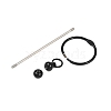 Iron Bar Beadable Keychain Clasps AJEW-R004-02EB-3