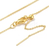 Brass Chain Necklaces NJEW-P309-06G-2