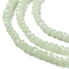 Baking Painted Imitation Jade Glass Bead Strands DGLA-A034-J2MM-A21-3