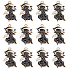 SUNNYCLUE Gothic Theme Alloy Enamel Pendants FIND-SC0003-79-1