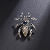 Alloy Rhinestone Brooch for Backpack Clothes PW-WG2D9CC-01-3