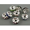 Rhinestone Spacer Beads X-RSB032NF-1