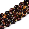Natural Red Tiger Eye Beads Strands G-N342-53-8x6-04-2