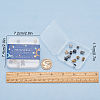 SUNNYCLUE Brass Micro Pave Cubic Zirconia Beads ZIRC-SC0001-05-7