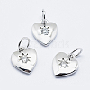 Brass Micro Pave Cubic Zirconia Charms RB-I078-67P-NR-1