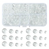 400Pcs Transparent Glass Cabochons GGLA-YW0001-15-1