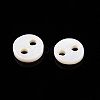 Natural Freshwater Shell Buttons SHEL-N036-04-2