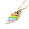BFF/Best Friends Forever Alloy Pendant Necklaces X-NJEW-K124-02C-G-3
