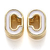 Rack Plating Alloy Enamel Beads ENAM-S122-033C-NR-2