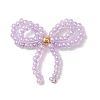 Butterfly Brass with Glass Cabochons PALLOY-JF02869-3