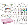 Craftdady DIY Europen Bracelet Necklace Making Kit DIY-CD0001-46-22