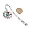 Tibetan Style Alloy Hook Bookmarks AJEW-JK00320-3