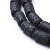 Natural Lava Rock Beads Strands X-G450-B11-3