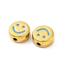 304 Stainless Steel Enamel Beads STAS-B085-08G-03-2