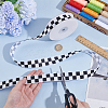 Polyester Grosgrain Ribbon OCOR-WH0105-050B-3