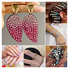 Pointed Back Glass Rhinestone Cabochons RGLA-YS0001-04C-8