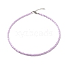 7Pcs 7 Color Round Acrylic Beaded Necklaces for Women NJEW-JN03864-4