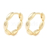 Brass Oval Hoop Earrings for Women EJEW-F347-01G-02-1