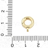 Brass Spring Gate Rings KK-G522-10G-3