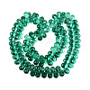 Baking Paint Transparent Glass Beads Strands GL-N005-02A-D08-2