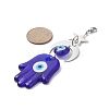 Handmade Evil Eye Lampwork Pendants Decorations HJEW-JM01008-4