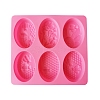 6 Cavities Silicone Molds SOAP-PW0002-06-3