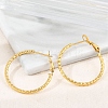 304 Stainless Steel Hoop Earrings For Women EJEW-B114-02B-G-1