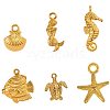 Tibetan Style Alloy Pendants TIBE-PH0004-72-WH-1