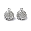 Brass Micro Pave Cubic Zirconia Charns KK-Z143-03P-02-1