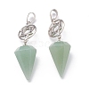 Green Aventurine Pendants G-O194-07-2