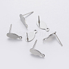 Non-Tarnish 304 Stainless Steel Stud Earring Findings STAS-P198-29-1