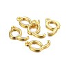Golden Plated Alloy Letter Pendants LS-X-PALLOY-J718-01G-Q-2
