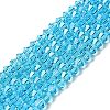 Imitation Austrian Crystal 5301 Bicone Beads X-GLAA-S026-6mm-06-1