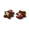 Christmas Opaque Resin Cabochons RESI-K019-36-3