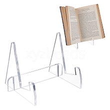 Assembled Tabletop Acrylic Bookshelf Stand AJEW-WH0329-04A