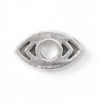 Tibetan Style Alloy Bead Frame TIBE-WH0002-08AS-1