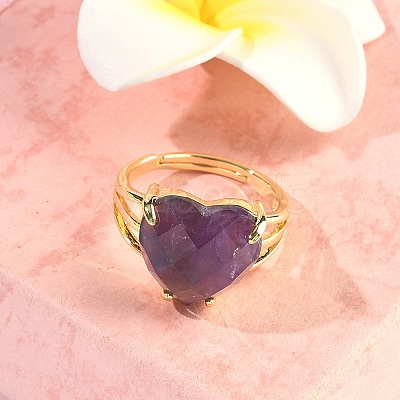 Brass Cuff Open Rings RJEW-D347-01G-13-1