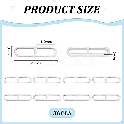 201 Stainless Steel Linking Rings STAS-UN0051-50-1