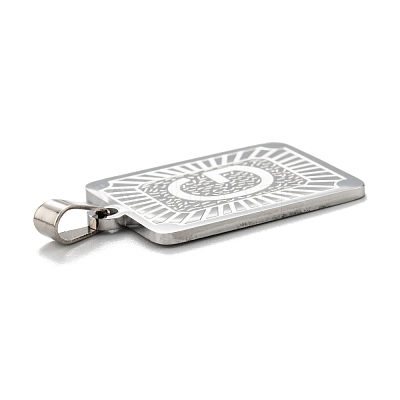 Non-Tarnish 304 Stainless Steel Pendants STAS-K216-48G-P-1