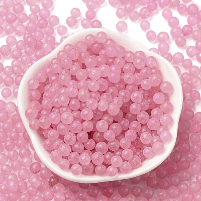 Luminous Glow in the Dark Transparent Glass Round Beads GLAA-F124-B08-1