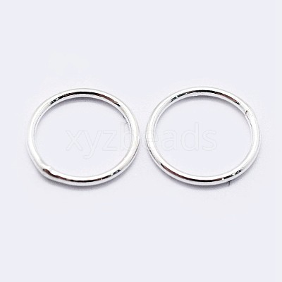 925 Sterling Silver Soldered Closed Jump Rings STER-F036-03S-1x8-1