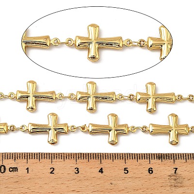 304 Stainless Steel Cross Link Chains CHS-G042-01G-01-1