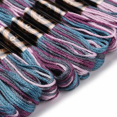 10 Skeins 6-Ply Polyester Embroidery Floss OCOR-K006-A27-1