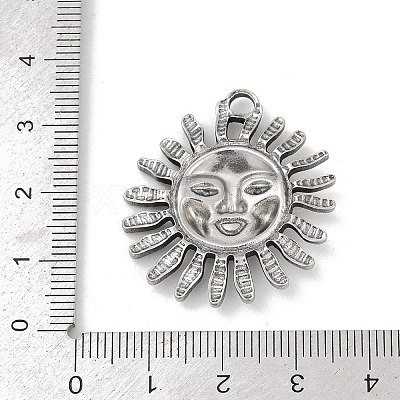 304 Stainless Steel Pendants STAS-D366-01I-P-1