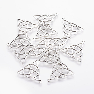 Tibetan Style Alloy Pendants X-TIBEP-19367-AS-NR-1