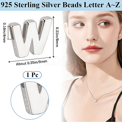 Sterling Silver Beads STER-WH20005-02W-1