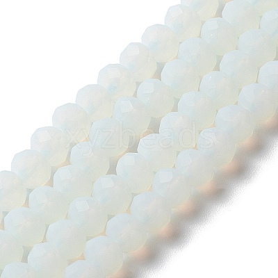 Imitation Jade Solid Color Glass Beads Strands EGLA-A034-J4mm-MD06-1