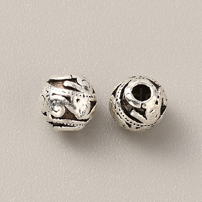 Tibetan Style Alloy Bead FIND-WH0034-46AS-08-1