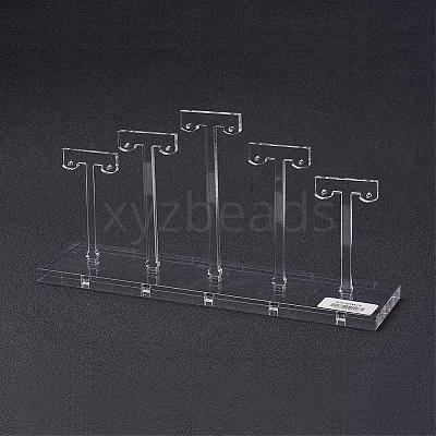 Acrylic T-Shape Earrings Display Stand EDIS-G011-02-1